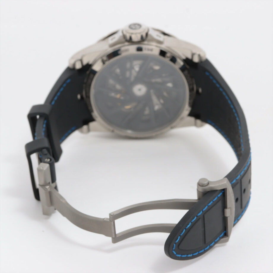 Roger Dubuis Excalibur 18/28 Ti & rubber AT Silver-Face