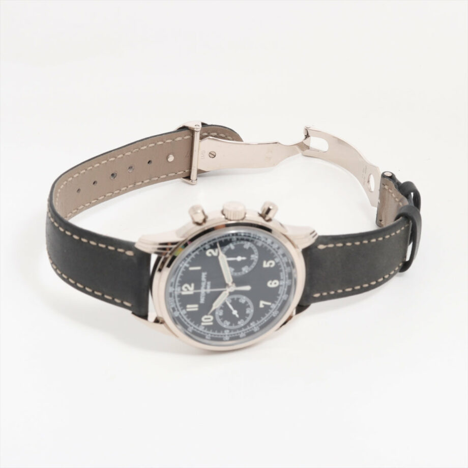 Patek Philippe leather Stem-winder Navy