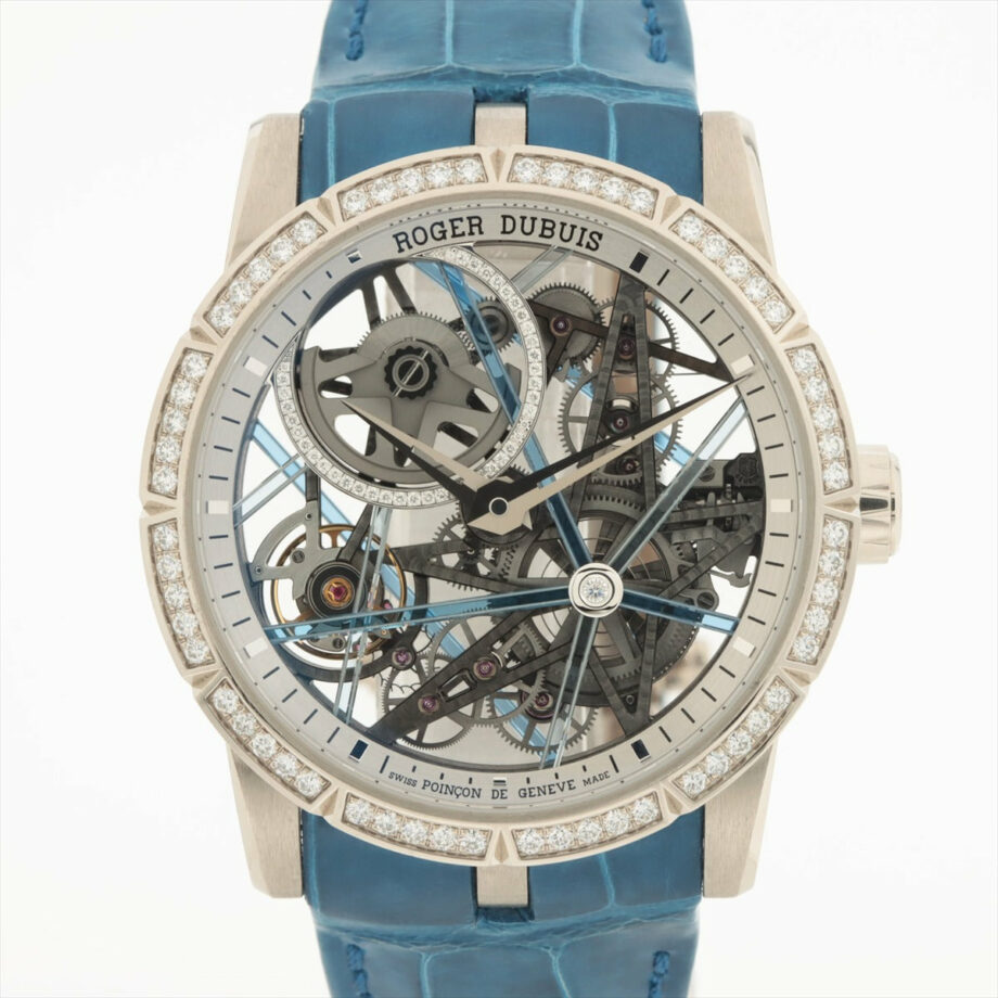 Roger Dubuis Excalibur 750 & leather AT Skeleton dial