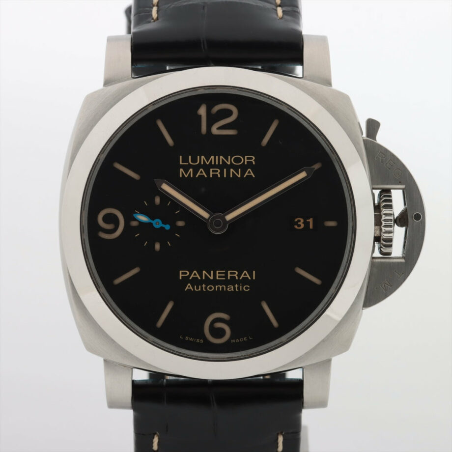 Panerai Luminor Marina eather AT Black-Face