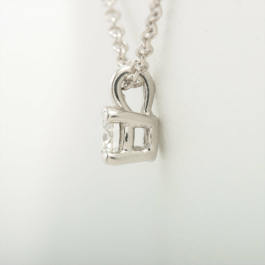 Tiffany Solitaire diamond Necklace Diamond