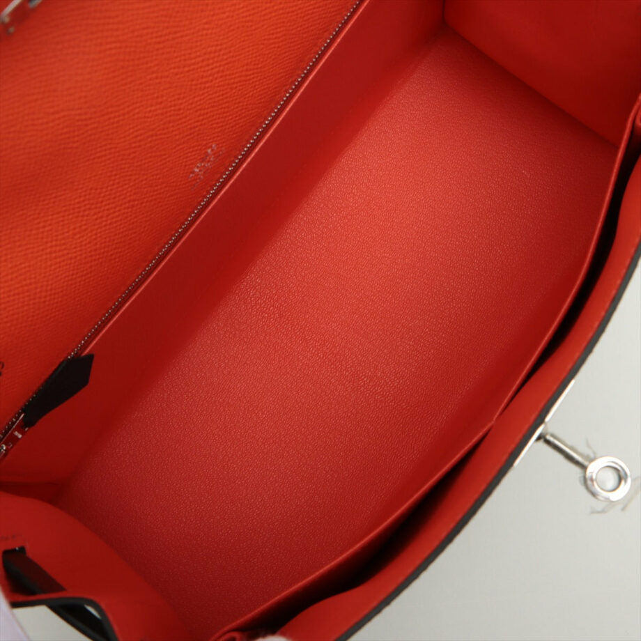 Hermes Kelly 28 Veau Epsom Blue indigo x rouge serie x rose texas U: 2022