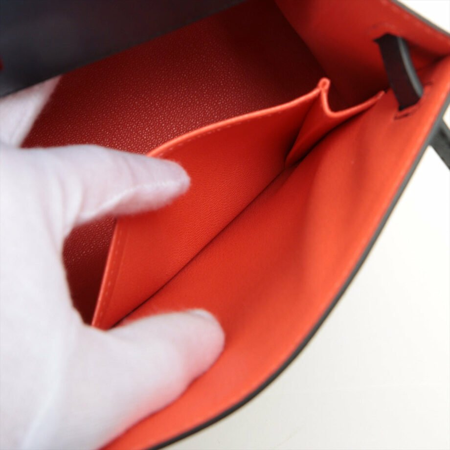 Hermes Kelly 28 Veau Epsom Blue indigo x rouge serie x rose texas U: 2022