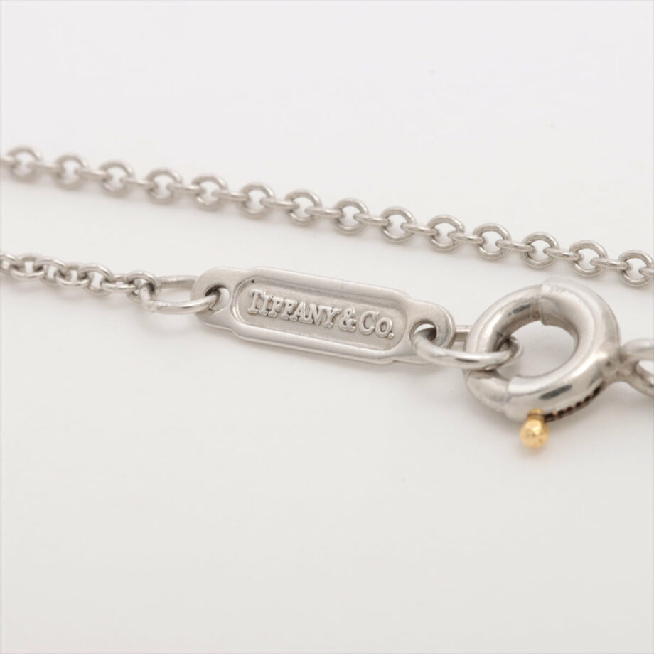 Tiffany Oval Key diamond Necklace