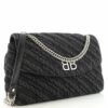 BalenciagaBBChainRoundShoulderBagQuiltedEmbroideredDenimMedium2