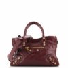 BalenciagaCityGiantStudsBagLeatherSmallred1