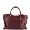 BalenciagaCityGiantStudsBagLeatherSmallred3