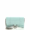 BalenciagaHourglassChainWalletCrocodileEmbossedLeather1