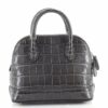 BalenciagaLogoVilleBagCrocodileEmbossedLeatherXXS4