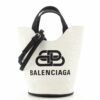 BalenciagaWaveBucketTotePrintedCanvasXS1