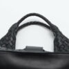 BottegaVenetaIntrecciatoLeatherHandbagBlack6