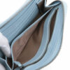 BottegaVenetaIntrecciatoLeatherRound-Zip-WalletBlue4