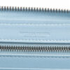 BottegaVenetaIntrecciatoLeatherRound-Zip-WalletBlue5
