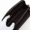 BottegaVenetaIntrecciatoLeatherRound-Zip-WalletBrown4