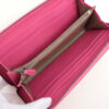 BottegaVenetaIntrecciatoLeatherRound-Zip-WalletPink3