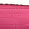 BottegaVenetaIntrecciatoLeatherRound-Zip-WalletPink6