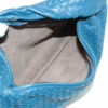 BottegaVenetaIntrecciatoLeatherShoulderbagBlueWithmirror5