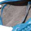 BottegaVenetaIntrecciatoLeatherShoulderbagBlueWithmirror6