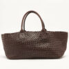 BottegaVenetaIntrecciatoLeatherTotebagBrown02