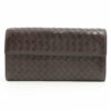 BottegaVenetaIntrecciatoLeatherWalletBrown1_1