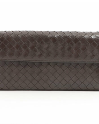 Bottega Veneta Intrecciato Leather Wallet Brown