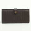 BottegaVenetaIntrecciatoLeatherWalletBrown2