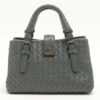 BottegaVenetaIntrecciatoRomeLeather2wayshoulderbagGrey02