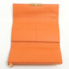 BottegaVenetaLeatherWalletOrange3