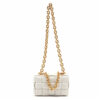BottegaVenetamaxiintrecciatoCassetteLeatherChainshoulderbagWhite2