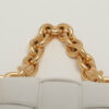 BottegaVenetamaxiintrecciatoCassetteLeatherChainshoulderbagWhite6