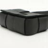 BottegaVenetamaxiintrecciatoCassetteLeatherShoulderbagBlack2