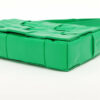 BottegaVenetamaxiintrecciatoCassetteLeatherShoulderbagGreen3