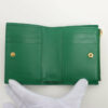BottegaVenetamaxiintrecciatoLeatherWalletGreen3