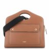BurberryPocketToteTopstitchedLeatherMedium1