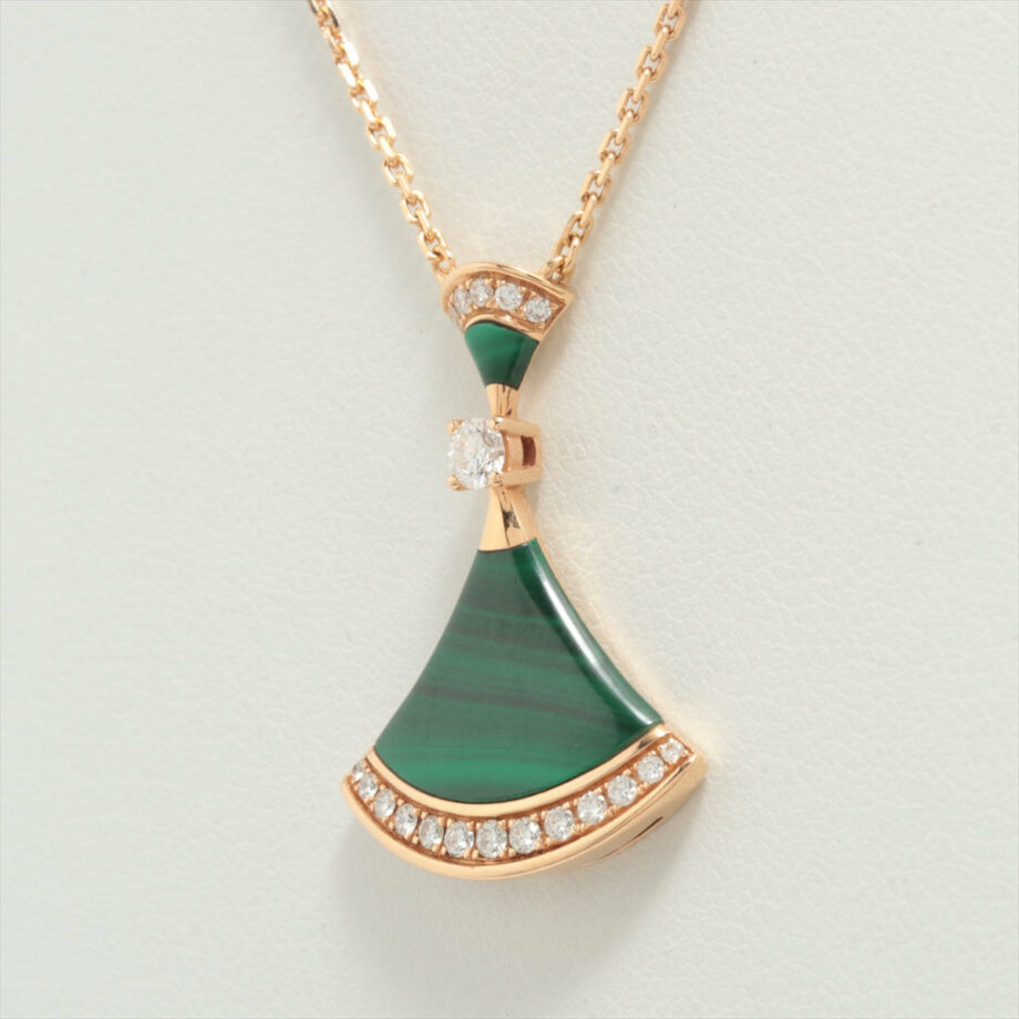 Bvlgari Diva Necklace Dream Malachite diamond