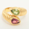 BvlgariDoppioBaccaratTourmalinePeridotrings750_YG_11.7gStone2