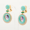 BvlgariMediterraneanEdenTurquoiseAmethystEarings750_YG_Total24.8g1