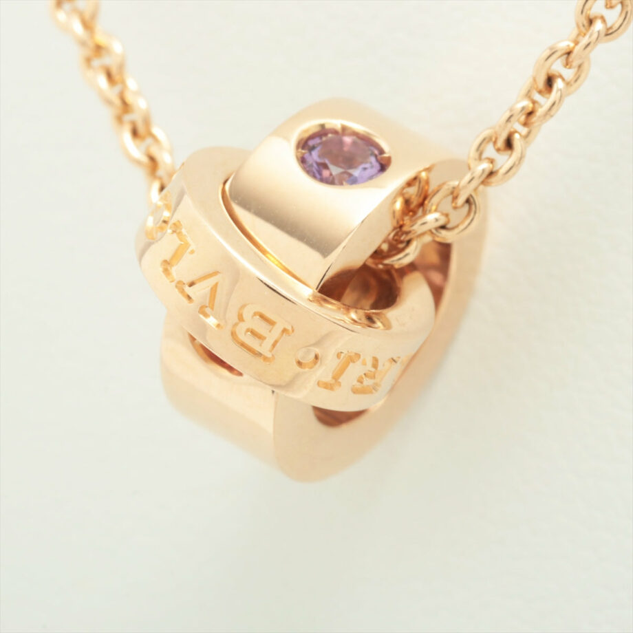 Bvlgari Roman Sorbets Pink tourmaline Amethyst Necklace 750