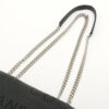 ChanelCocoMarkPunchingleatherSingleflapsinglechainbagBlackSilverMetalfittings5
