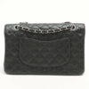 ChanelMatelasseCaviarskinDoubleflapDoublechainbagBlackSilverMetalfittings239608972
