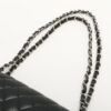 ChanelMatelasseCaviarskinDoubleflapDoublechainbagBlackSilverMetalfittings239608975