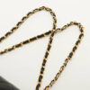 ChanelMatelasseRamleatherDoubleflapDoublechainbagBlackGoldMetal5