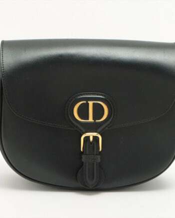 Christian Dior Bobby Leather Shoulder bag Black