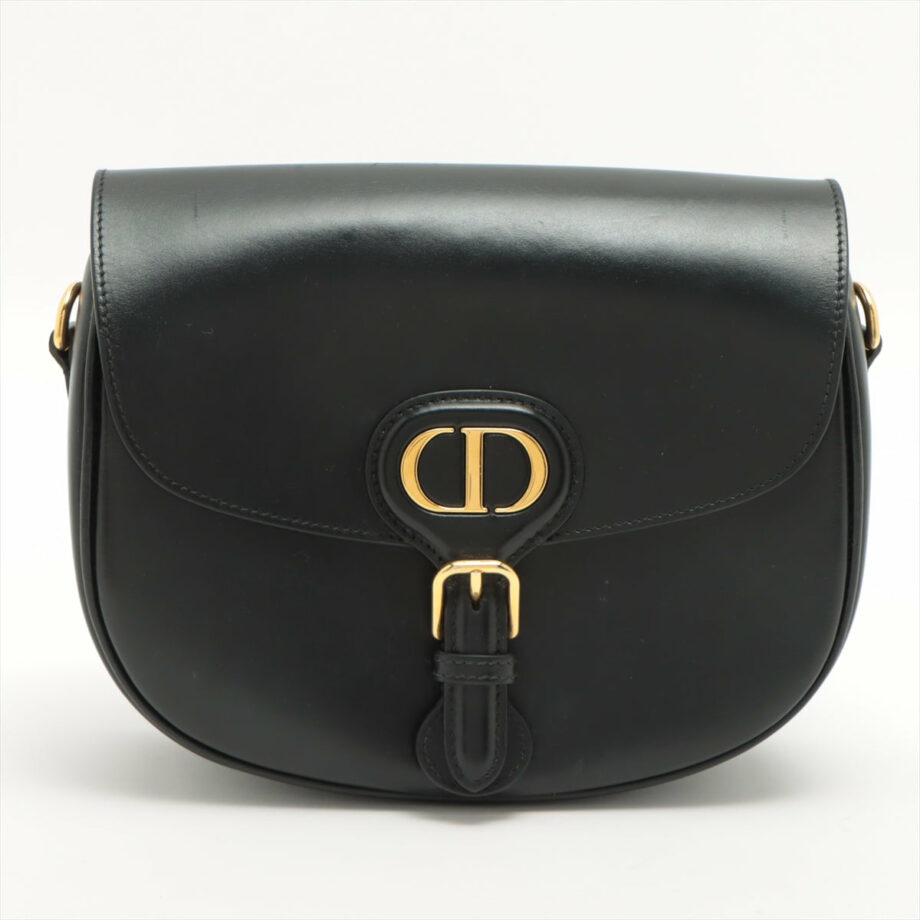 Christian Dior Bobby Leather Shoulder bag Black