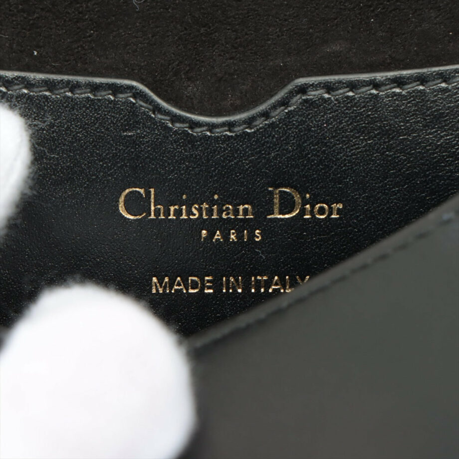 Christian Dior Bobby Leather Shoulder bag Black