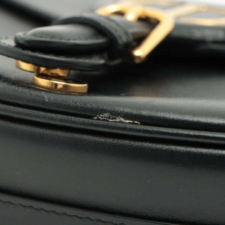 Christian Dior Bobby Leather Shoulder bag Black