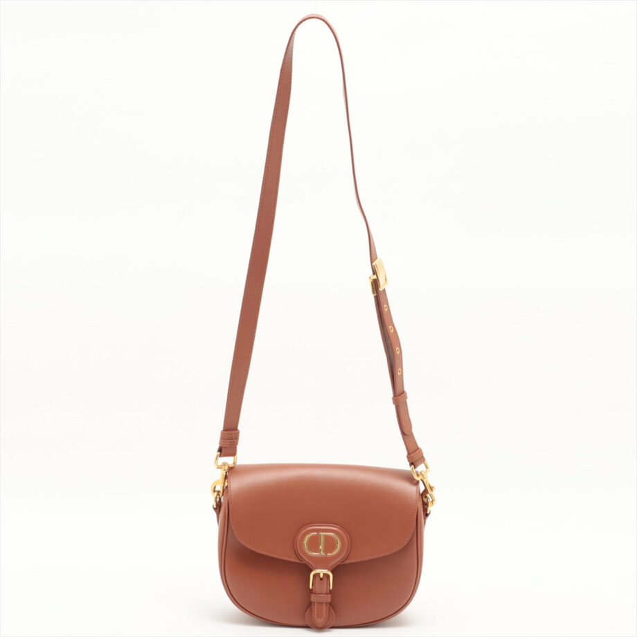 Christian Dior Bobby Leather Shoulder bag Brown