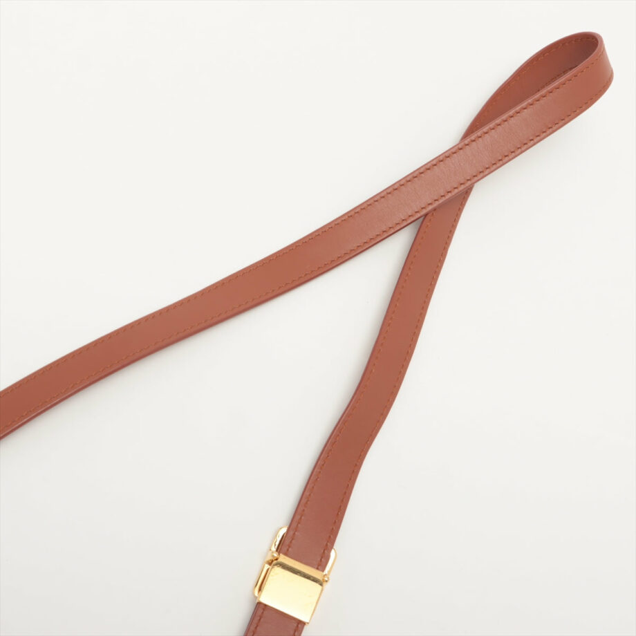 Christian Dior Bobby Leather Shoulder bag Brown