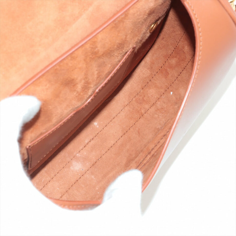 Christian Dior Bobby Leather Shoulder bag Brown