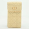 ChristianDiorCannageLeatherChainshoulderbagBeige1